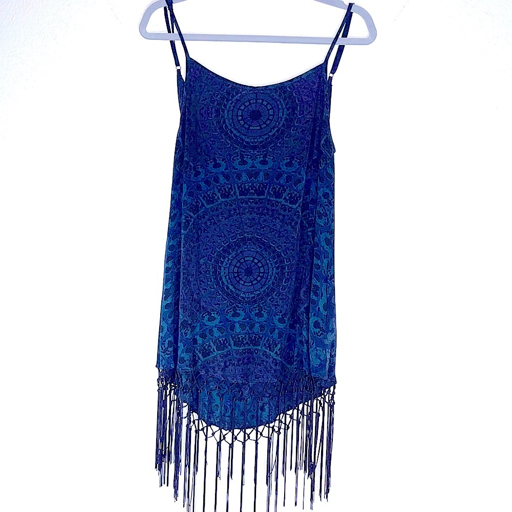 Cleobella New with tags - Fringed long tank top blouse